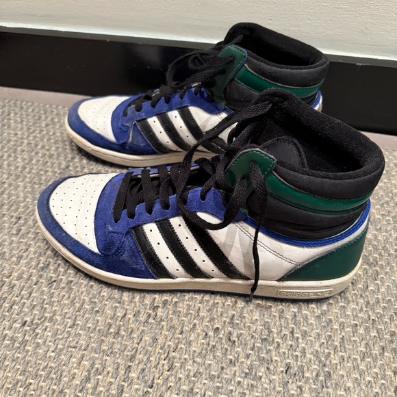 Adidas Top Ten RB Lucid Blue Green White & Black Male Sneaker Size 12 - Picture 3 of 11